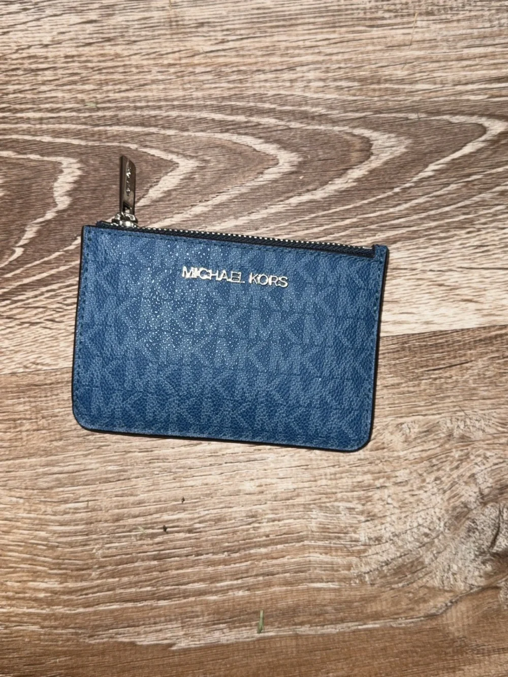 💙 Michael Kors small zip pouch/card case
